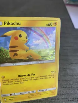Carte Pokemon Pikachu 28/73 HOLO Francais Occasion - Image 4