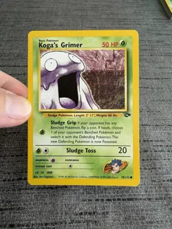 Carte Pokemon Koga’s Grimer 78/132 Gym Challenge Wizards English Occasion - Image 3