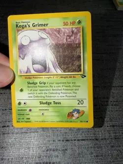 Carte Pokemon Koga’s Grimer 78/132 Gym Challenge Wizards English Occasion - Image 5