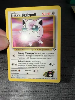 Carte Pokemon Erika Jigglypuff 69/132 Gym Challenge Wizards English Occasion - Image 5