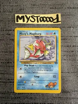Carte Pokemon Misty’s Magikarp 88/132 Gym Challenge Wizards English Occasion - Image 1