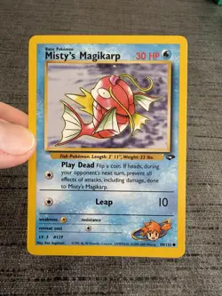 Carte Pokemon Misty’s Magikarp 88/132 Gym Challenge Wizards English Occasion - Image 3