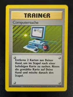 Computersuche 71/102 Base Set deutsch Pokemon Karten EX - Image 1