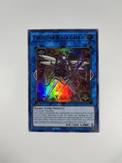 Trickstar Black Catbat MP18-EN132 Ultra Rare 1st Edition YuGiOh Card Konami 1996 - Image 5