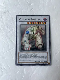 Colossal Fighter 5DS1-EN043 1st Edition Super Rare Yugioh Card - Image 5