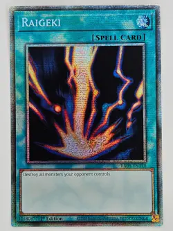 YuGiOh Rarity V 5 RA05-EN110 Raigeki Starlight Rare - Image 1