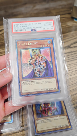 Yu-Gi-Oh!Queen’s Knight, Kings Knight Sequential & Jack’s Knight PSA 10 Set - Image 2