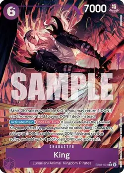 One Piece English - King - Alternate Art - EB04-031 - R - NM - Image 1