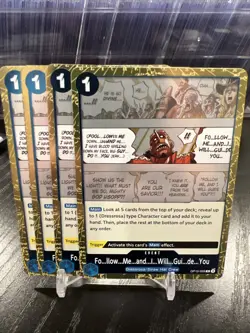 ONE PIECE TCG: Follow Me and I Will Guide You OP10-059 Rare x4 Royal Blood - Image 1