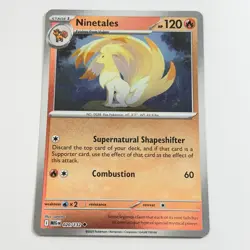 Ninetales 020/132 Uncommon Reverse Holo Card ME01: Mega Evolution Pokemon TCG NM - Image 1