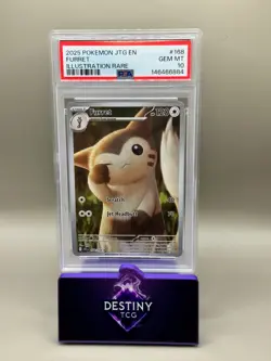 Furret 168/159 PSA 10 Illustration Rare JTG Pokemon Card Gem Mint - Image 1