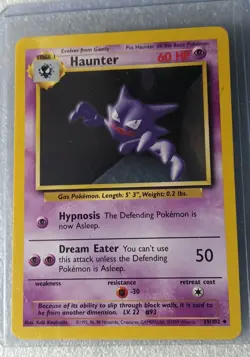 Pokemon Card Haunter Base Set 29/102 Uncommon 1999 WOTC Unlimited LP-NM - Image 1