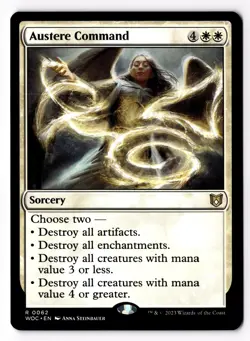 Austere Command 62 Commander: Wilds of Eldraine Normal NM - Image 1