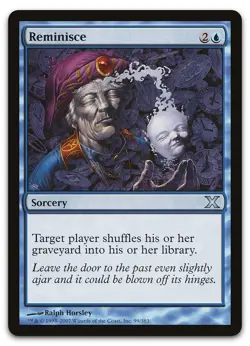 Reminisce #99 (NM) 10th Edition 10E Magic MTG - Image 1