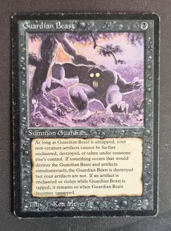 Guardian Beast - Arabian Nights 1993 - EX - Magic the Gathering - MTG - Image 3