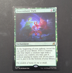 Wizards of the Coast Descendants' Path Avatar Enchantment Rare Green TLE Holo E… - Image 1