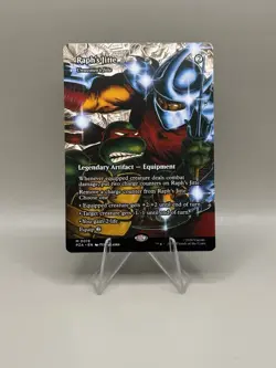 Raph's Jitte (Borderless) - 0019 - PZA Teenage Mutant Ninja Turtles TMNT MTG NM - Image 1