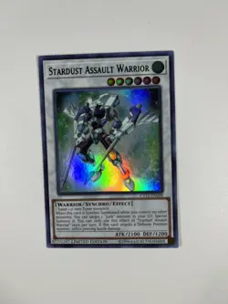 Stardust Assault Warrior CT15-EN008 Ultra Rare Limited Edition Yugioh Card - Image 1