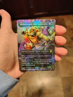 Michelangelo, Weirdness to 11 (Borderless) Teenage Mutant Ninja Turtles Foil - Image 1