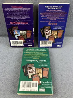 Magic The Gathering 3 Volumes Lots /Arena, Whispering Woods, Prodigal Sorcerer - Image 2