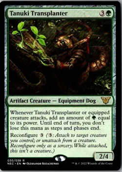 Commander: Kamigawa: Neon Dynasty #30 Tanuki Transplanter - Image 1