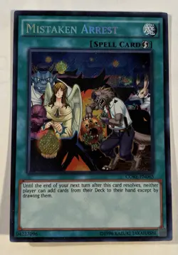 Mistaken Arrest - Secret Rare - CORE-EN065 - Yugioh MP - Image 1