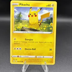 Pikachu 049/203-Pokemon TCG - SWSH07: Evolving Skies-NM - Image 1