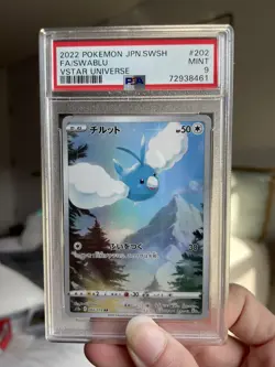 VSTAR Universe Swablu Alt Art 202/172 Japanese PSA 9 - Image 1