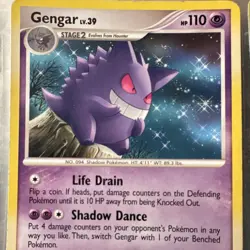 The Pokemon Company Gengar 27/130 Diamond & Pearl Rare 110HP Regular English - Image 2