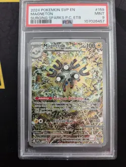 Magneton SVP 159 PSA 9 Pokemon Center Stamp Promo - Image 1