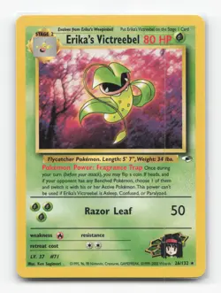 Pokemon TCG - Erika's Victreebel 26/132 Lightly Played Rare Gym Heroes Unlimited - Image 1