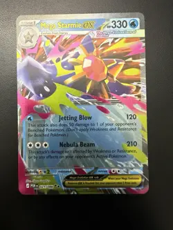 Pokemon 2026 Perfect Order Mega Starmie EX#021/088 Double Rare NM - Image 1