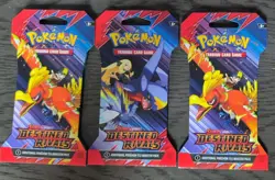 Pokemon TCG: Scarlet & Violet - Destined Rivals - Sleeved Booster 3 Packs NEW - Image 1