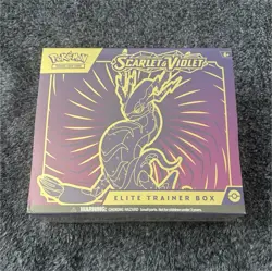 Pokemon Scarlet & Violet Base Set Elite Trainer Box Miraidon (Sealed) - Image 1