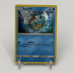 Squirtle - 33/214 - Pokemon SM Unbroken Bonds Promos Cosmos Holo NM - Image 2