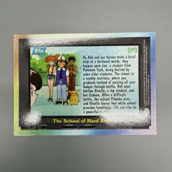 Topps Pokemon EP9 School Of Hard Knocks 1999 Blue Logo Rainbow Foil LP - Image 3