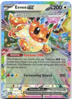 Eevee ex 075/131 Double Rare Prismatic Evolutions Pokemon Near Mint - Image 1