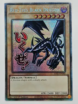 YuGiOh Rarity V 5 RA05-EN086 Red-Eyes Black Dragon Starlight Rare - Image 1