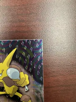 1999 Topps TV Series #65 Alakazam Flames Card Pokemon TCG Foil Black Label NM - Image 4