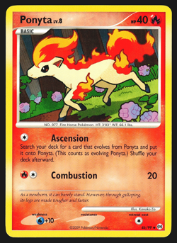 Ponyta 46/99 Platinum Arceus Pokemon Card EXC - Image 1
