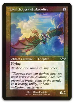 Ornithopter of Paradise (Retro Frame) #430 (Foil) NM Modern Horizons 2 Magic MTG - Image 1