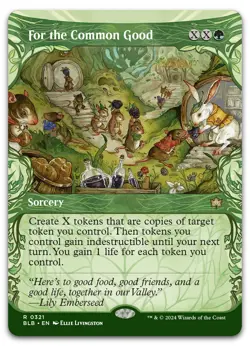 For the Common Good (Showcase) #321 (NM) Bloomburrow BLB Magic MTG - Image 1