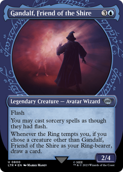 Gandalf, Friend of the Shire (Showcase) (Surge Foil) #800 MP Lord of the Rings - Image 1