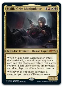 Malik, Grim Manipulator #23 (NM) SLX SLX Magic MTG - Image 1