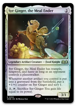 Syr Ginger, the Meal Ender #252 (Foil) (NM) Wilds of Eldraine WOE Magic MTG - Image 1