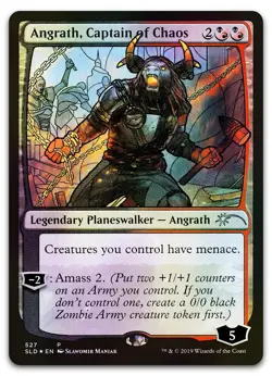 Angrath, Captain of Chaos (Stained Glass) #527 (Foil) NM Secret Lair Drop - Image 1