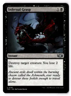 Infernal Grasp 182 Commander: Tarkir: Dragonstorm Normal NM - Image 1