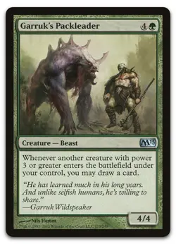 Garruk's Packleader #175 (LP) Magic 2013 M13 Magic MTG - Image 1