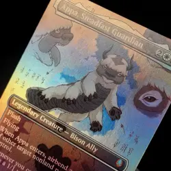 MTG: Appa, Steadfast Guardian Borderless Foil Avatar Last Airbender English TCG - Image 3