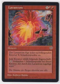 Lavastrom Mirage Trugbilder Rare DE NM Reserved List MTG Magic The Gathering - Image 1